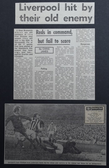 Press report from Adrian Killen's scrapbook